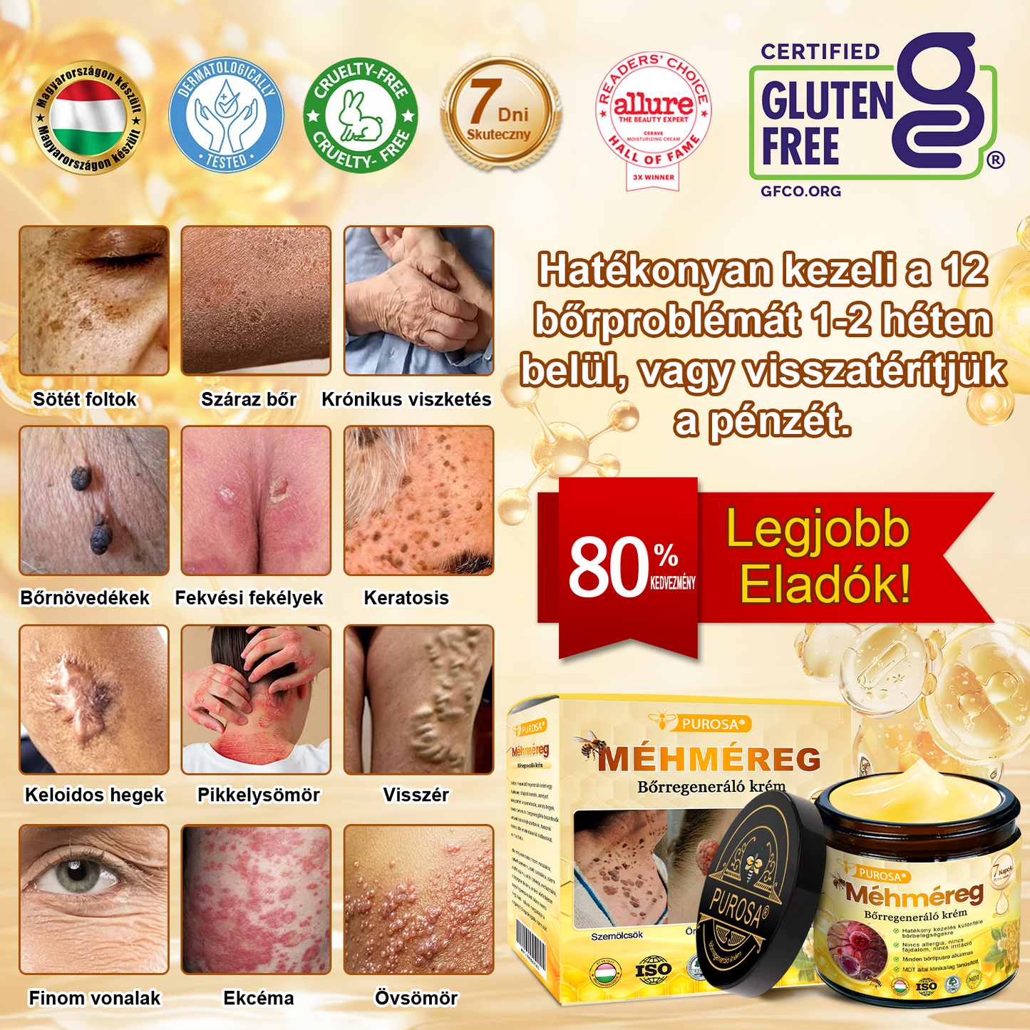 🐝 🎁 Már csak az utolsó 5 doboz maradt! Korlátozott ideig extra 50% kedvezmény! Ragadd meg a lehetőséget a bőröd újjászületéséhez ✨ Ha most lemaradsz, legközelebb csak jövőre lesz esélyed!