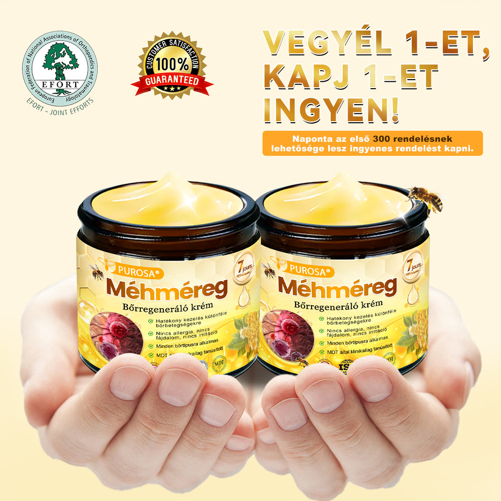 🐝 🎁 Már csak az utolsó 5 doboz maradt! Korlátozott ideig extra 50% kedvezmény! Ragadd meg a lehetőséget a bőröd újjászületéséhez ✨ Ha most lemaradsz, legközelebb csak jövőre lesz esélyed!